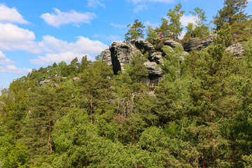 Sansteinfelsen im Nationalpark Sächsische Schweiz