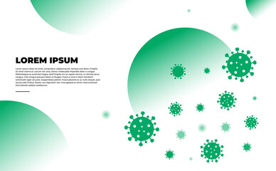 Corona virus attack. Vector Illustration