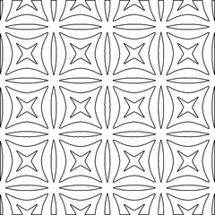 Geometric vector pattern with Black and white colors. abstract ornament for wallpapers and backgrounds.