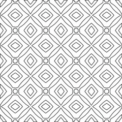 Geometric vector pattern with Black and white colors. abstract ornament for wallpapers and backgrounds.