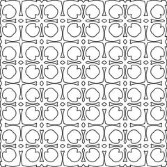 Geometric vector pattern with Black and white colors. abstract ornament for wallpapers and backgrounds.