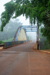 Bridge over the river Miranda in the city of Jardim - MS - Brazil