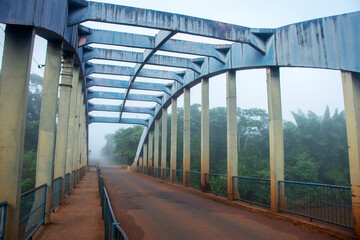 Bridge over the river Miranda in the city of Jardim - MS - Brazil