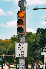 traffic light on the street