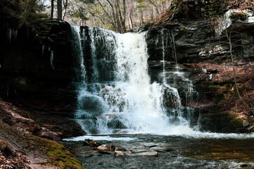A Rocky Mountain Waterfall