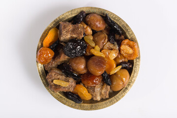 Azerbaijan traditional festive cuisine pilau 