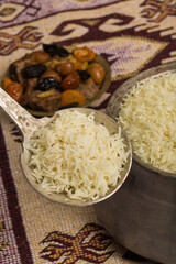 Azerbaijan traditional festive cuisine pilau 