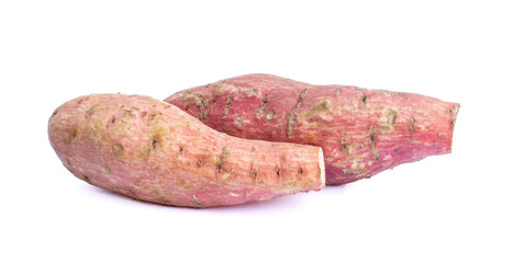 Sweet potato isolated on white background