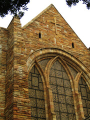 Church Edifice In The Middle Of The City