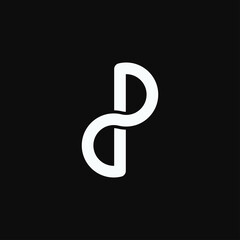 Double P logo graphic design vector illustration