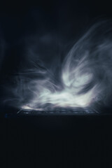 Fumée - lumière blanche