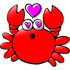 red crab cartoon