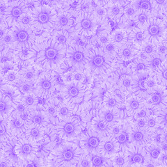 Beautiful Pink Flowers Pattern Background