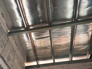 Aluminum foil sheets are used as thermal insulation of the roof. Placed under the roof layer. It...