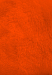Fototapeta premium Orange fur background close up view.