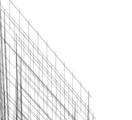 abstract architecture drawing 