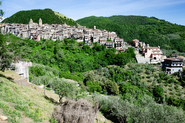Piglio : land of the famous Italian wine "Cesanese del Piglio"