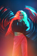 Naklejka premium contemporary dancer girl