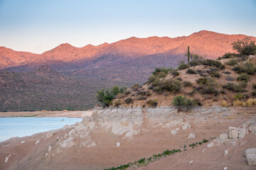 Bartlett Lake at Sunset