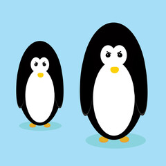 Isolated cute penguin Royalty Free Vector Image