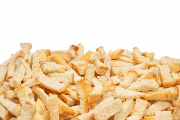 Crackers as a background.