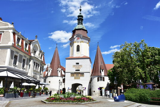Steiner Tor, gate in the city of Krems an der Donau in the Wachau valley in  Austria