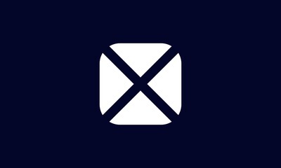 Modern Trendy Minimal Monogram X For Business, Initial Based letter X Icon Logo