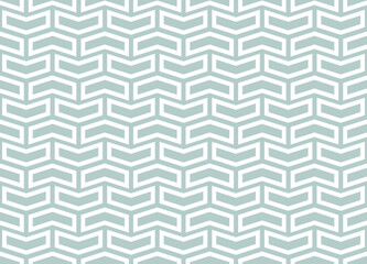 Geometric vector pattern with light blue and white . Geometric modern ornament. Seamless abstract background