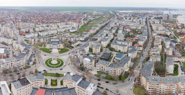 Aerial view of Mangalia, Romania