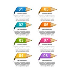 Education infographics for business presentations or information banner.