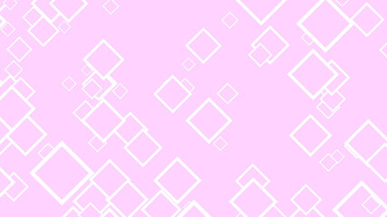 シンプルなひし形のパーティクルイラスト パステルピンク [別Verあり]