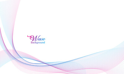 gradient wavy line background