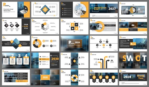 Abstract white, yellow slides. Brochure cover design. Fancy info banner frame. Creative set of infographic elements. Urban. Title sheet model set. Modern vector. Presentation templates, corporate.