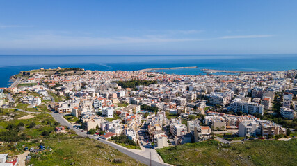 view of the city of Rethymno