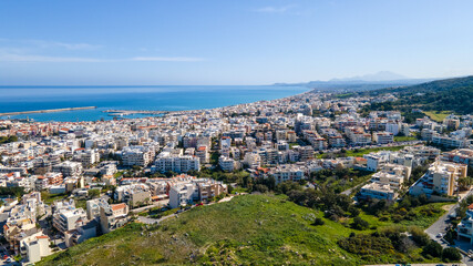 Obraz premium view of the city of Rethymno