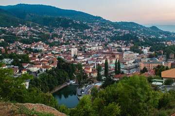 Fototapeta na wymiar Sarajevo cityscape