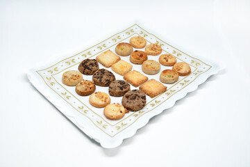 Bandeja de mantecados y pastas variados