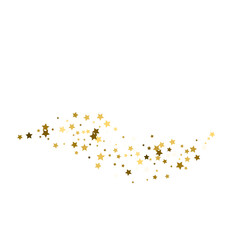 Confetti background. Golden holiday texture