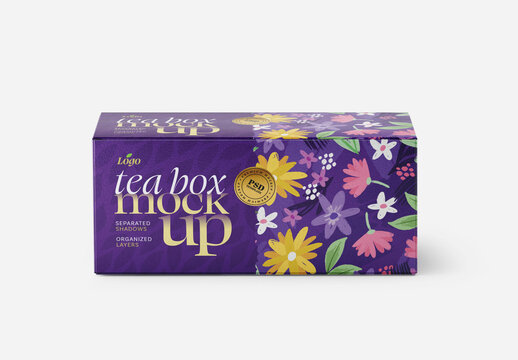Tea Box Mockup