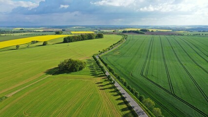 Neukirchen. Vogelperspektive.