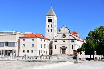 Fototapeta na wymiar Zadar - a city in Croatia, the capital of the county in Dalmatia