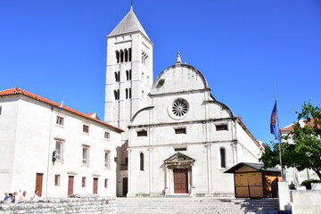 Fototapeta na wymiar Zadar - a city in Croatia, the capital of the county in Dalmatia