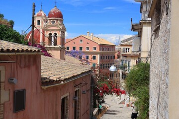 Greek town - Corfu Town streets