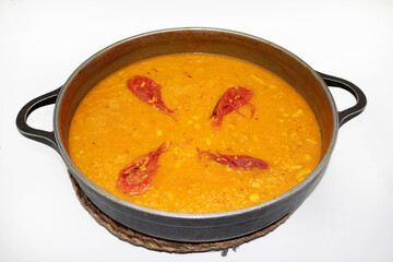 Arroz caldoso con marisco