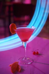 cocktail on the table