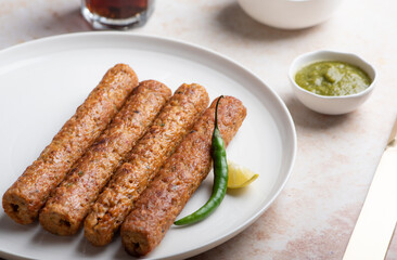 Chicken Seekh kebab