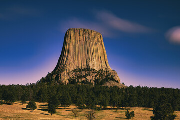 Devil's Tower National Monument, Wyoming - obrazy, fototapety, plakaty