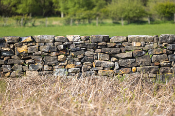 Stone Wall Details, in Yorkshire