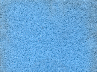 Fototapeta na wymiar texture of blue foam rubber background