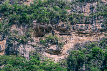Fototapeta na wymiar Cañon del sumidero Chiapas Mexico